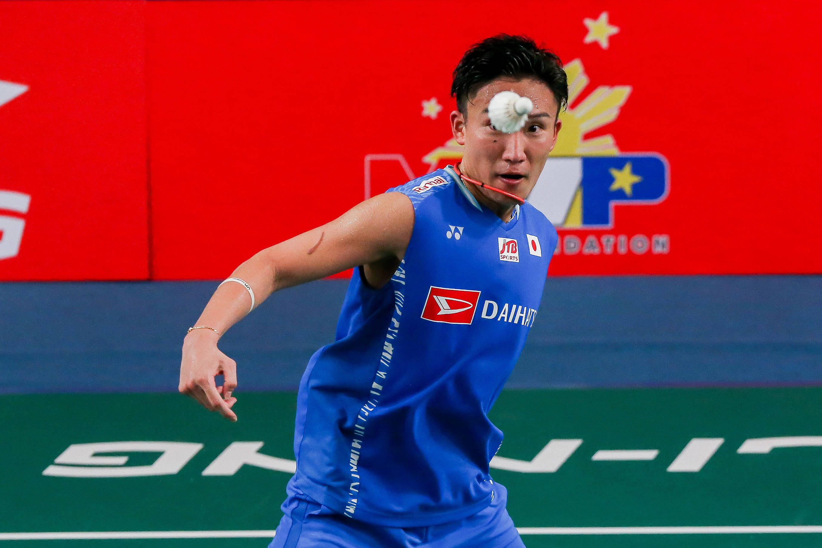 泰国羽毛球队绝地反击印度羽毛球队，桃田贤斗送出助攻